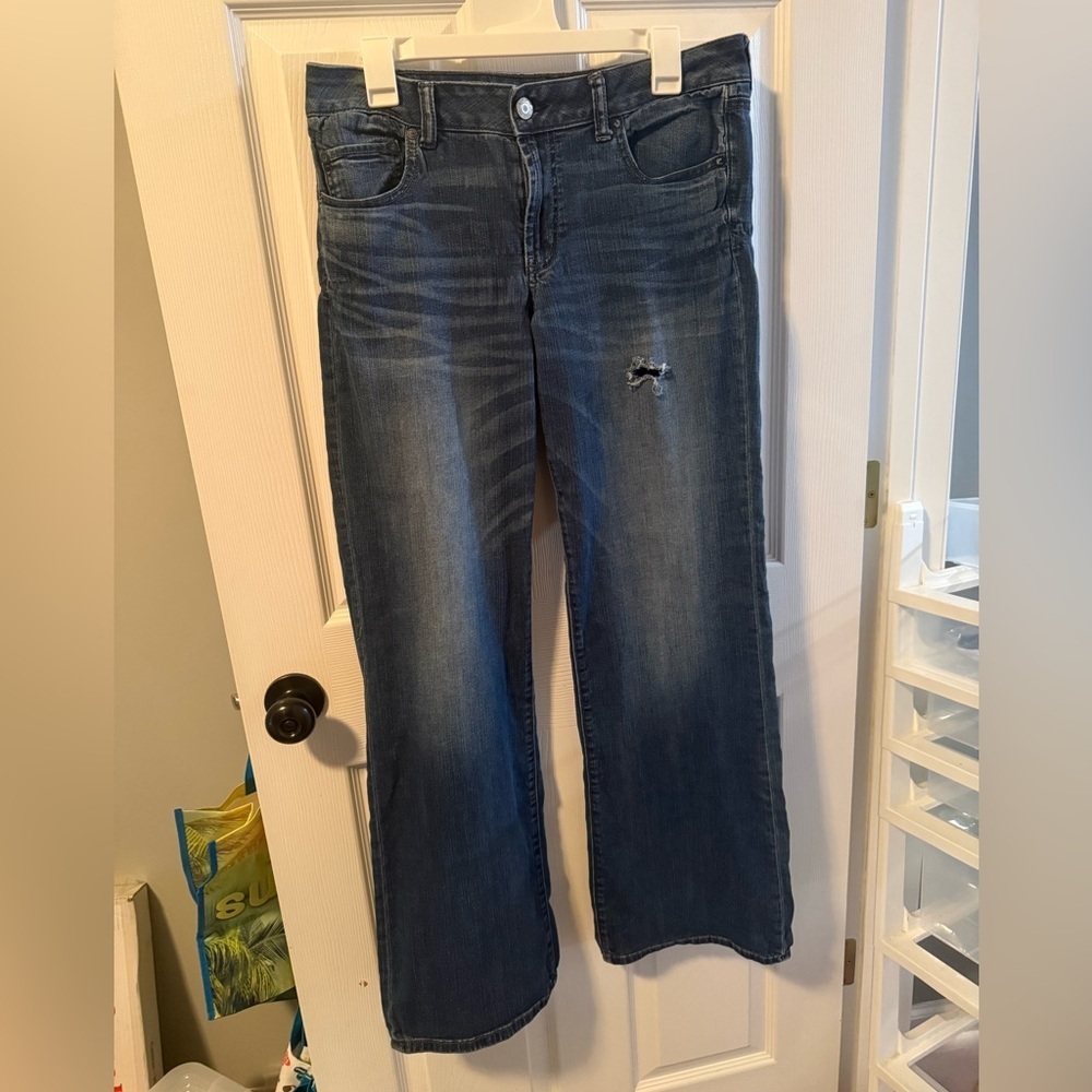 American Eagle Favorite Boyfriend Jeans Size 12 Long Women’s